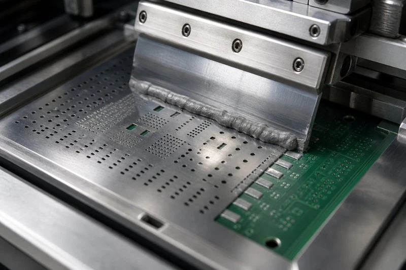 applying solder paste applying solder paste
