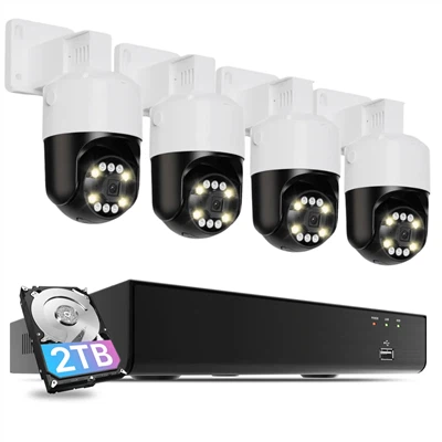 5MP AI Security Camera System